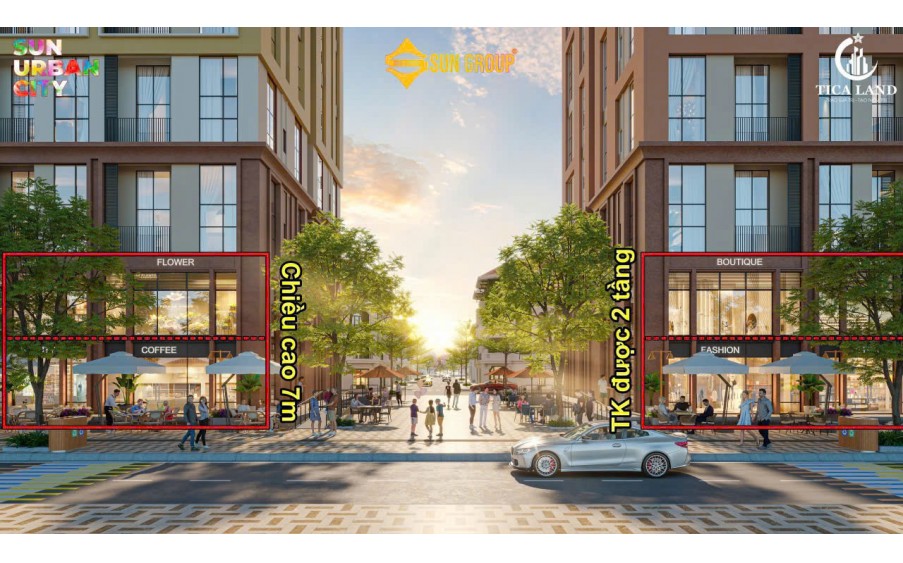  Duy nhất 1 căn khối đế cao 7m tại Sun Urban City Hà Nam!