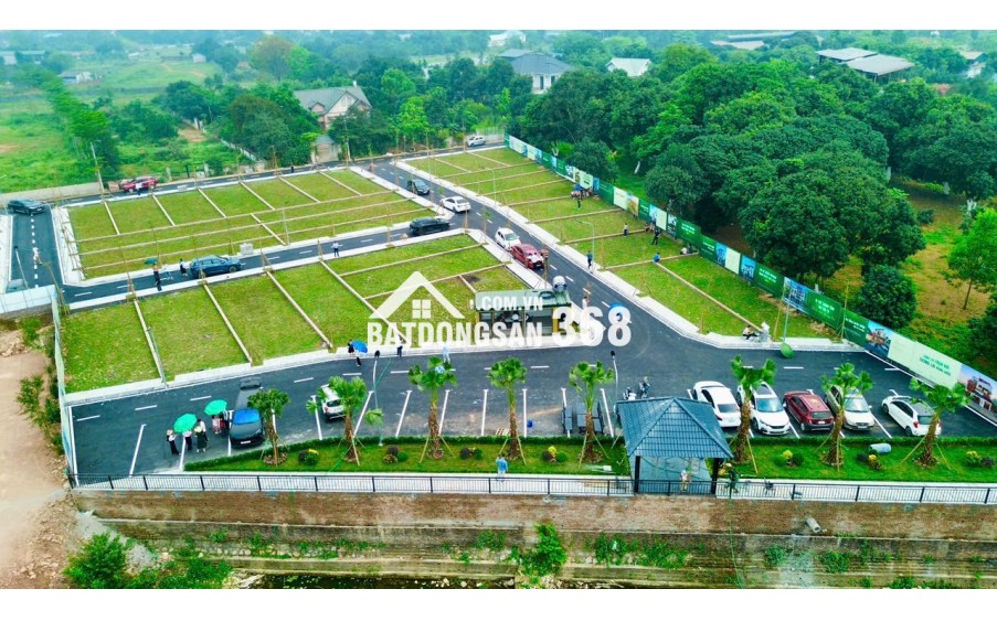 Cơ hội cuối cùng lô đất 100m2 gần Thạch Hòa, khu vực trung tâm Hòa Lạc. Phù hợp xây trọ, đầu tư sinh lời, kết nối Metro 5 – Quốc Lộ 21. Liên hệ xem