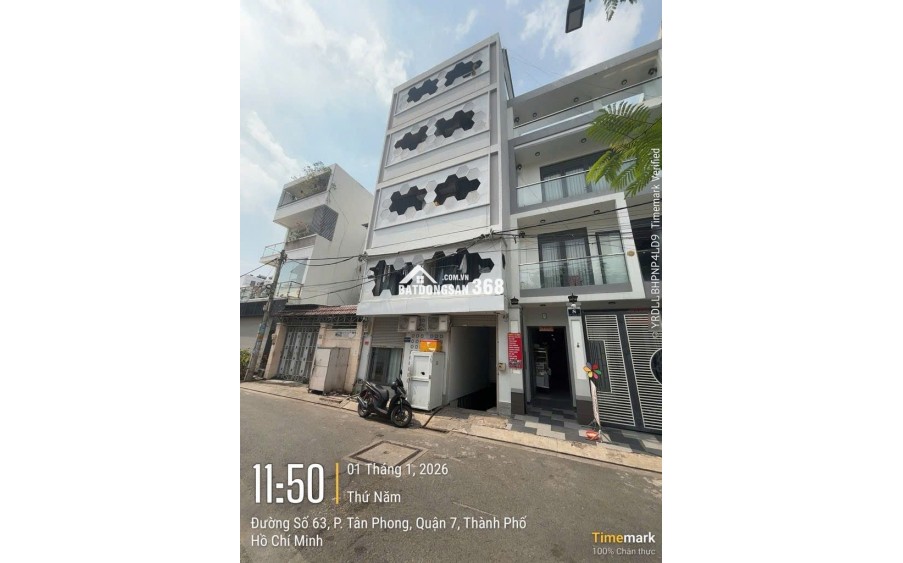 Quận 7, Căn Hộ Dịch Vụ 6 Tầng, 20 Phòng, 6x18m, 27 Tỷ, Tại KDC Tân Quy Đông, Bán Gấp