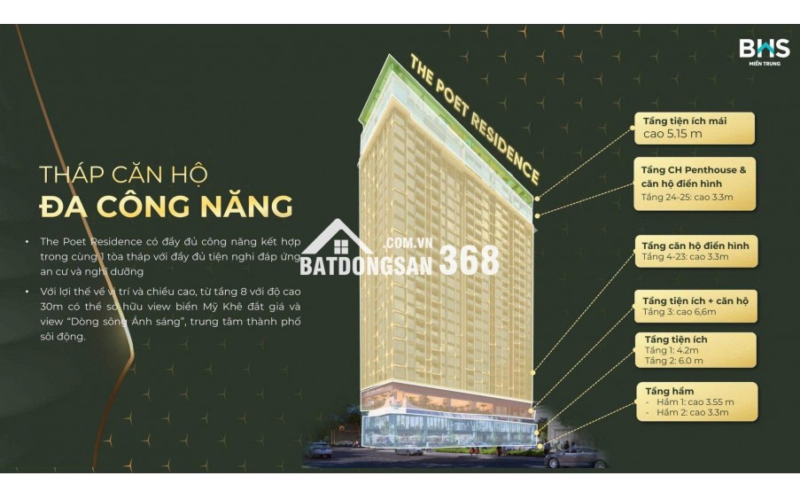 POET Residence - Mở bán đợt 1, Quỹ căn giới hạn, mang đậm giá trị sống