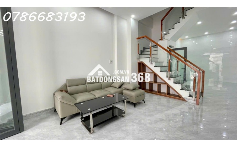 BÁN NHÀ HẺM THÔNG 5M ĐẶNG CHẤT GIÁP QUẬN 1, 5,  4PN - 3 TẦNG SỔ RIÊNG GIÁ 7.99 TỶ