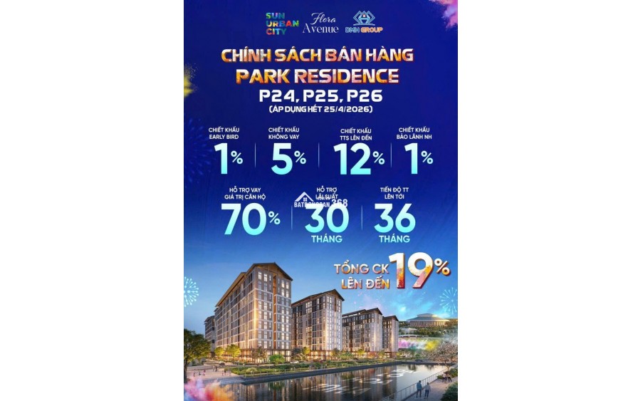 STUDIO SUN URBAN CITY: MUA 1 CĂN – TẠO DÒNG TIỀN CHO THUÊ | ƯU ĐÃI ĐANG GIẢM DẦN