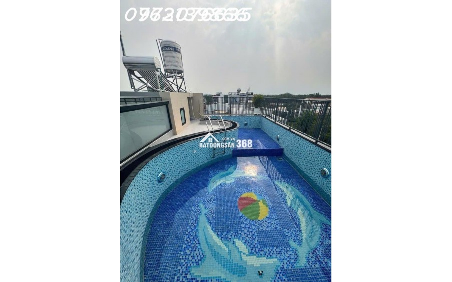 HIẾM ! HƠN 9 TỶ- NHÀ PHỐ CAO CẤP CÓ HỒ BƠI- THANG MÁY- NGANG 7 x 14- GẦN TRƯỜNG QUỐC TẾ AISVN.