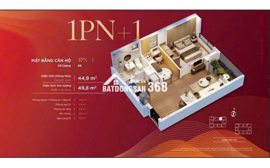 Chung cư cao cấp trục chính đường Bắc Sơn Thái Nguyên