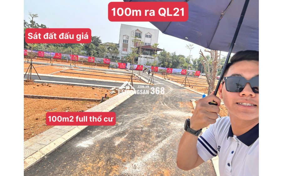 Giá chỉ nhỉnh 3  tỷ, đất đô thị Hòa Lạc, gần chợ Gạch, CCN Phụng Thượng đã dc quy hoạch 1/500