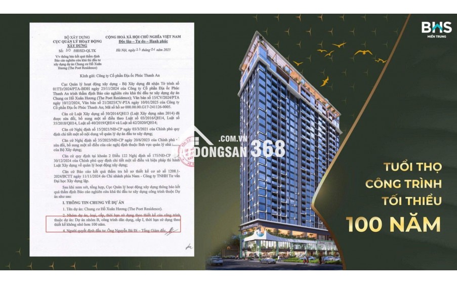 Chi tiết chiết khấu The Poet Residence giá tốt nhất thị trường, sở hữu lâu dài ở mặt Biển