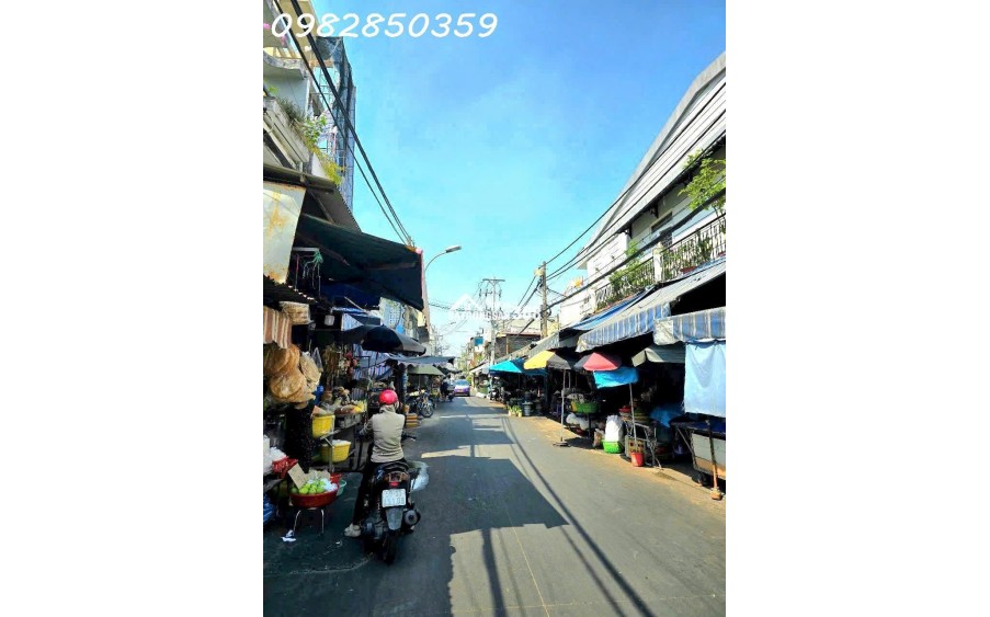 TÂN BÌNH - MẶT TIỀN - GẦN CHỢ BÀ HOA - 119M² - NGANG 7M - CHỈ 12 T.Ỷ x