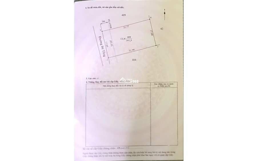 Chính chủ cần bán gấp 542m2 gần trung tâm Định Hiệp