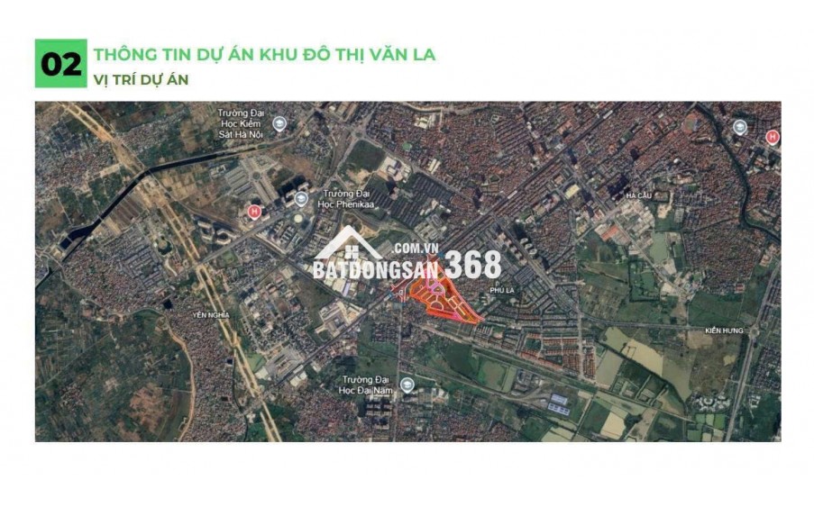 Chung cư The Vista Văn La mặt đường Quang Trung Hà Đông rumo 7x triệu/m2