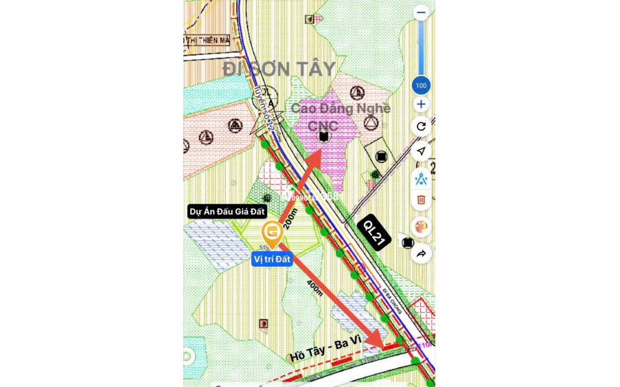 CẦN TIỀN CHO CON ĐI DU HỌC CẮT LỖ 300TR BÁN NHANH LÔ ĐẤT 100M2 FULL THỔ CƯ ĐẤT Ở HÒA LẠC.