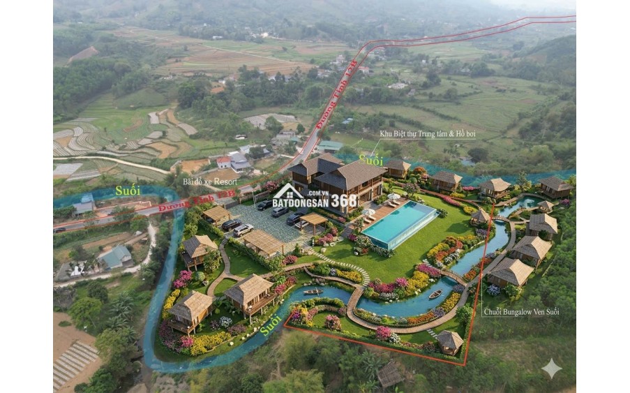  NHANH TAY SỞ HỮU LÔ ĐẤT NGHỈ DƯỠNG VIEW SUỐI