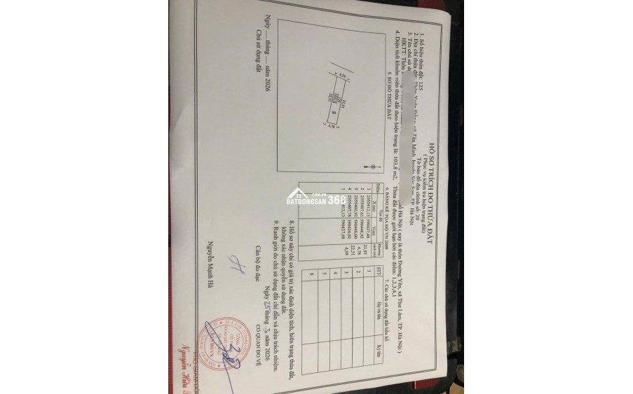 CHỤC CHÍNH KINH DOANH TẠI XUÂN ĐỒNG TÂN MIMH -XÃ SÓC SƠN THÀNH PHỐ HN - DIỆN TÍCH 103,8 M -KHUÔN THỬA ĐẸP -RÀNH CHO NHÀ ĐẦU TƯ THÔNG THÁI