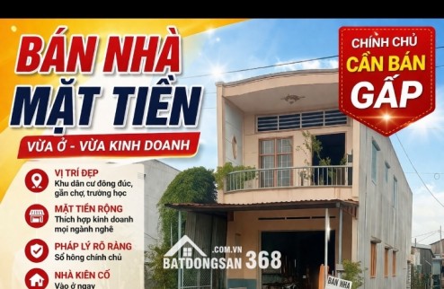  BÁN GẤP NHÀ MẶT TIỀN _ GIẢM NGAY 510TRIEU CHỈ CÒN 2 TỶ 990TRIEU TRƯỚC 30/04