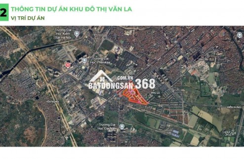 Chung cư The Vista Văn La mặt đường Quang Trung Hà Đông rumo 7x triệu/m2