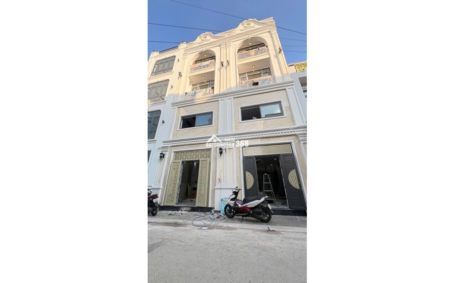 BÁN NHÀ 4 TẦNG FULL NỘI THẤT, BÌNH TÂN, HẺM 6M, GẦN TỈNH LỘ 10, 50,6 M² (4,25X12), 5.X TỶ