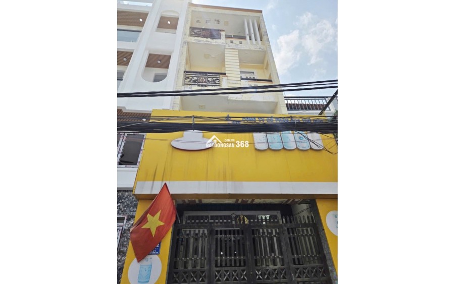 BÁN NHÀ 4 TẦNG, SÁT QUẬN 6 - TÂN PHÚ, HẺM 8M, GẦN TỈNH LỘ 10, 54 M² (4X14), 5.X TỶ.
