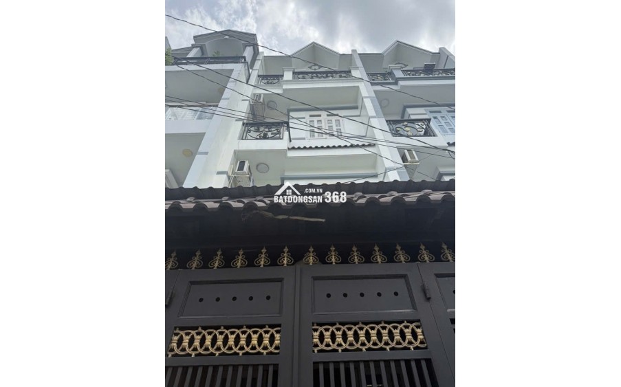 BÁN NHÀ 4 TẦNG, GẦN VÕ TRẦN CHÍ, BÌNH TÂN, HẺM 6M, 69 M² (4X17), NHỈNH 5 TỶ.