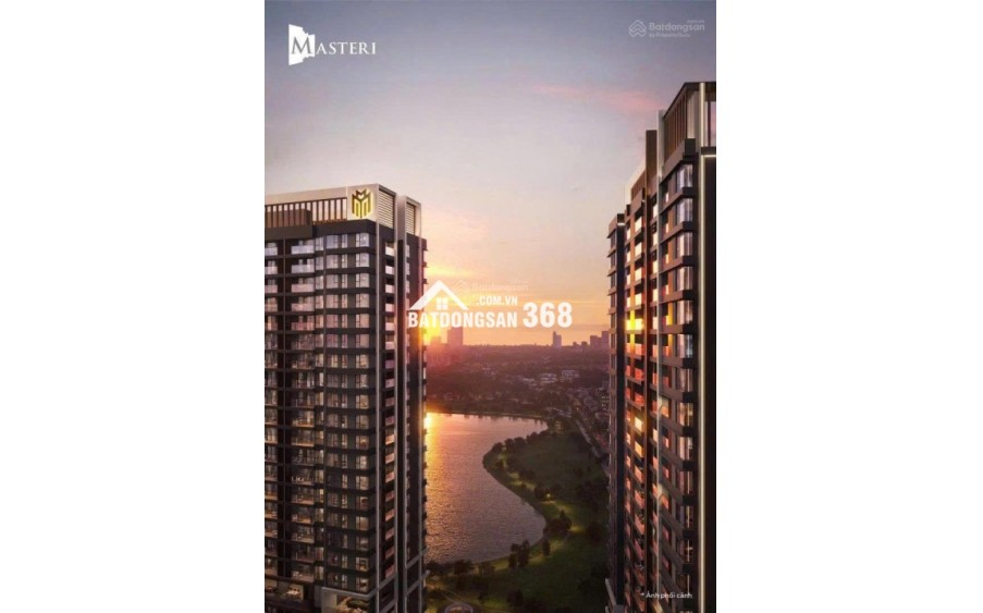 RẺ hơn thị trường 400TR căn MASTERI Tòa B Trục 09 view ngã ba sông, vận hành cho thuê 26tr/tháng