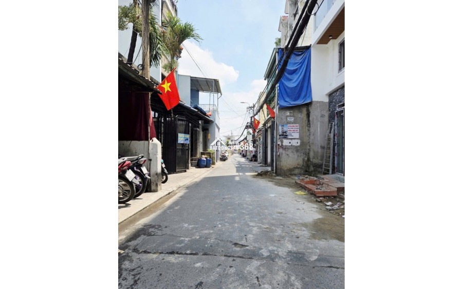 BÁN NHÀ 4 TẦNG, SÁT QUẬN 6 - TÂN PHÚ, HẺM 8M, GẦN TỈNH LỘ 10, 54 M² (4X14), 5.X TỶ.