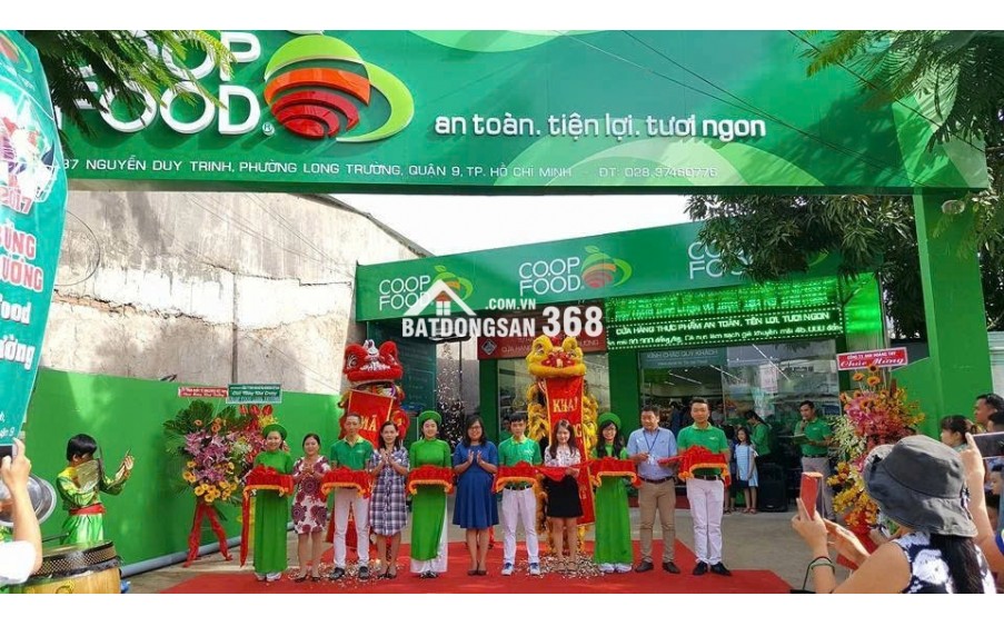 Cho thuê MBKD 360m2 đang có sẵn siêu thị Co.op phù hợp kinh doanh buôn bán
