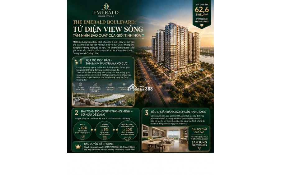 Căn hộ TPHCM thanh toán chỉ 15tr/tháng, giá chỉ 2.8 tỷ