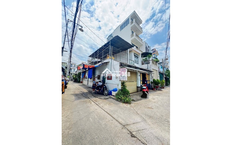 Giảm hơn 1 tỷ 1/ Gò Xoài góc 3 mặt tiền hẻm xe hơi né thông 7.5x16m chỉ còn 5.2 tỷ