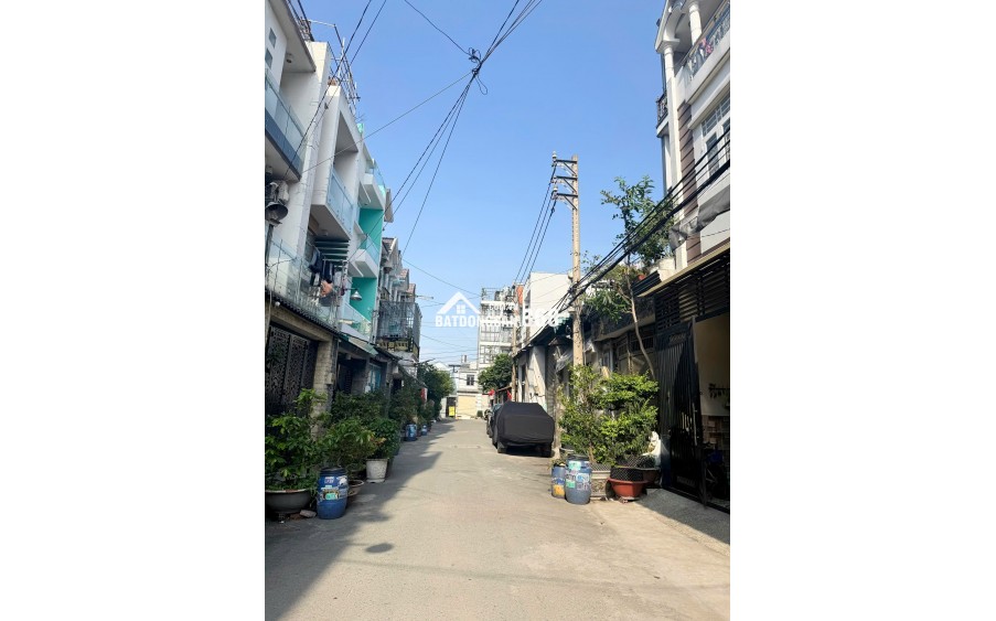 Mặt tiền KD liên khu 5-6 hẻm nhựa 8m xe hơi né thông 3 tầng đúc BTCT 4x16m ko lộ giới giảm mạnh còn 5.3 tỷ
