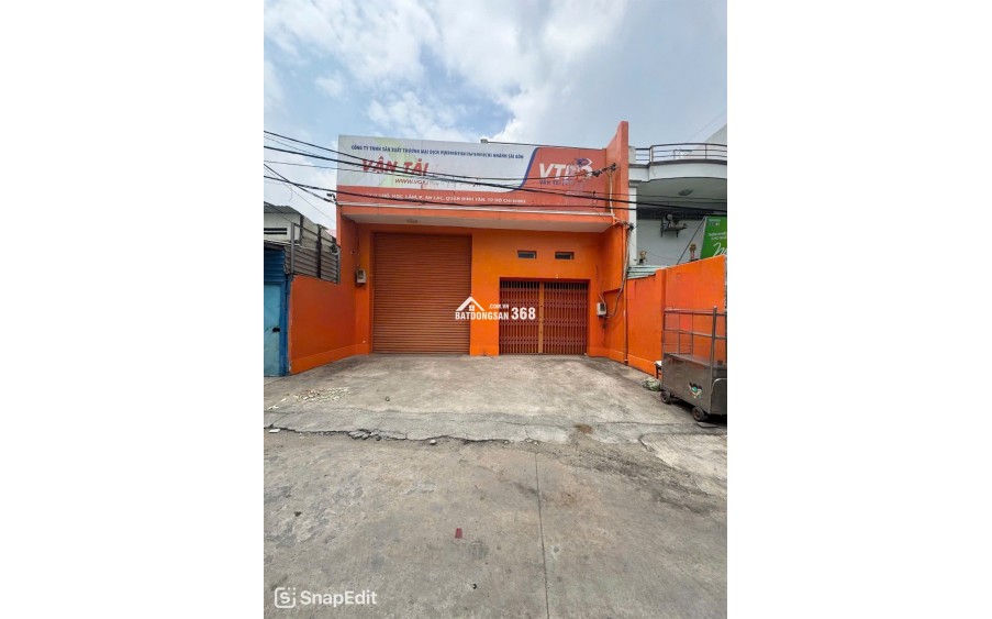 Mặt tiền kinh doanh đường nhựa 20m ngay Hồ Học Lãm -Võ Văn Kiệt 2 tầng 8.5x20.5m ko lộ giới