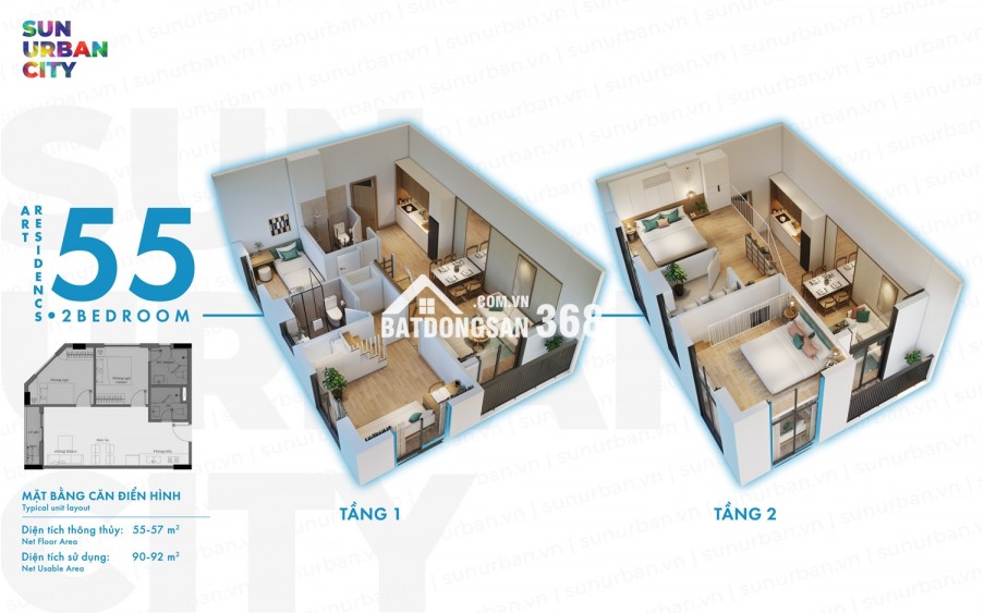 Chỉ còn lại cơ hội duy nhất với căn 3 ngủ giá 2.53 tỷ tại sun hà nam