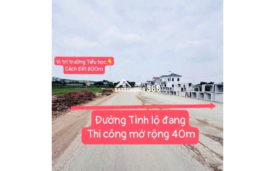 Bán mảnh đất( 8x15 )120m2 full thổ cư. xã Phú Cát Hà Nội,Cách ql21 150m, cạnh trường đại học công nghệ