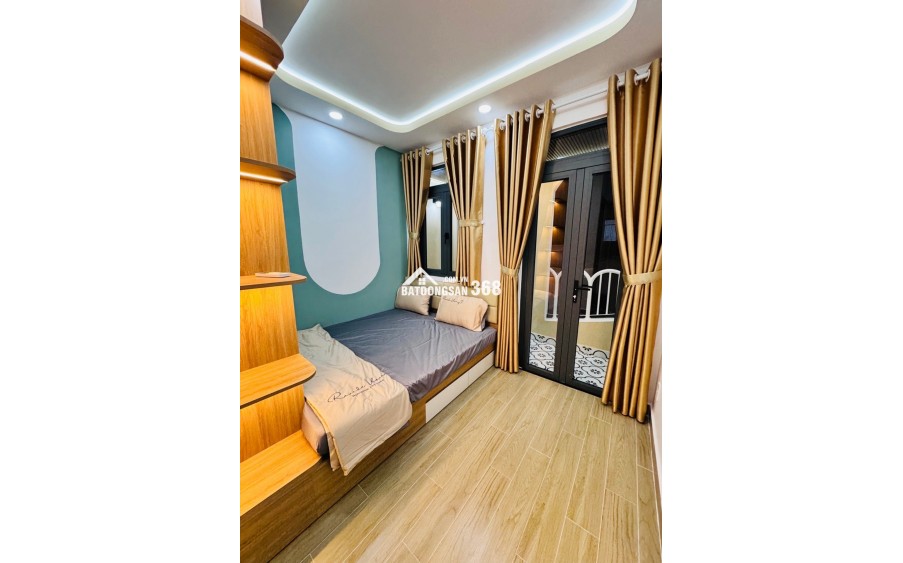Siêu Phẩm -NHÀ MỚI XÂY Thích Quảng Đức  - Phú Nhuận - Cách Mặt Tiền 2 Căn