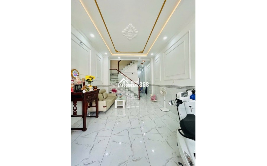 ​NHÀ ĐẸP HẺM ĐẸP - XE HƠI 6M THÔNG - NGAY KHU VIP LÊ VĂN QUỚI - NHÀ 4 TẦNG VÀO Ở NGAY - 5PN - SỔ ĐẸP VUÔNG VỨC HOÀN CÔNG CHUẨN PHÁP LÝ -