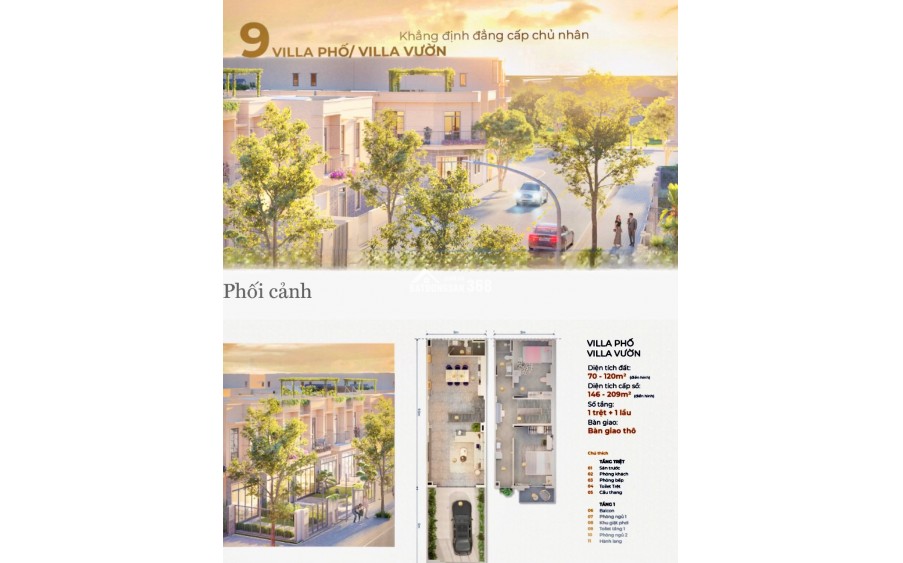 LAN ANH AVENUE - ĐÓN ĐẦU LÀN SÓNG CHUYÊN GIA VSIP III. NP 2,4T - Villa 3,7T - SH 4T. Vũ 0933910039