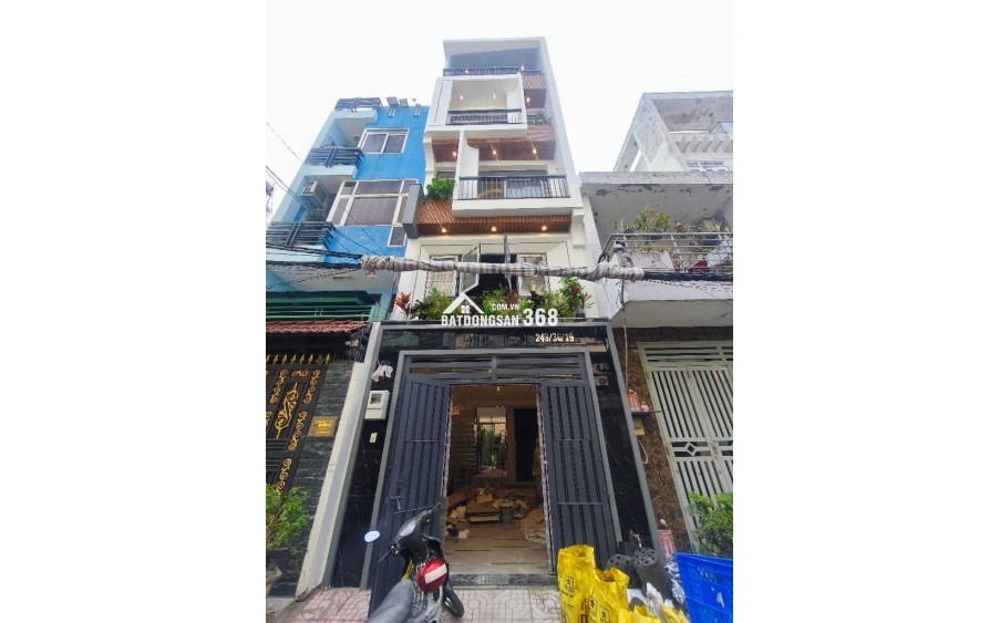 SIÊU PHẨM - NHÀ 5 TẦNG - THIẾT KẾ SIÊU ĐỈNH, SANG TRỌNG, ĐỘC NHẤT - NỘI THẤT TIỀN TỶ - HẺM XE TẢI THÔNG RA HƯƠNG LỘ 2