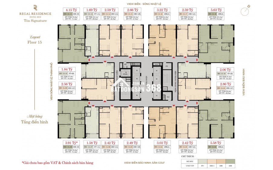 CHUYỂN NHƯỢNG CĂN HỘ STUDIO – REGAL RESIDENCE (TÒA SIGNATURE)