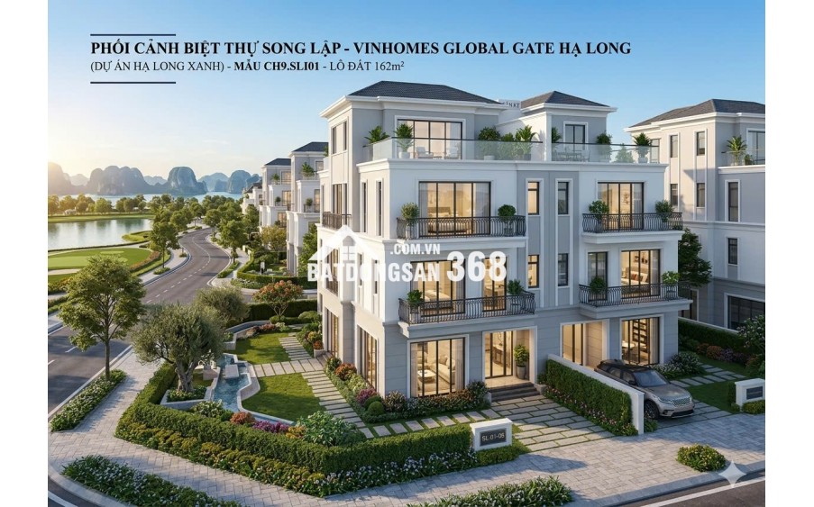 Liền kề 4 tầng - sở hữu lâu dài trong quần thể đại tiện ích Vinhomes Global Gate Hạ Long - chỉ 7x tỷ