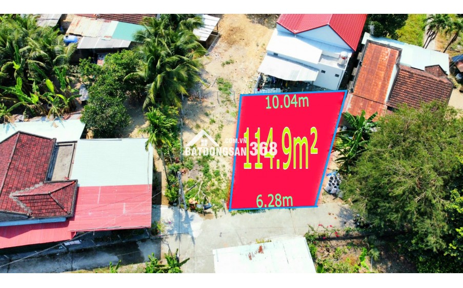 Bán đất Diên Phước ( nay thuộc Diên Thọ) - Khánh Hoà
 - 
Diện tích : 114,9m² ( ngang 6m nở hậu) 
Hướng : Tây Bắc
Giá : 900tr ( bớt lộc ) 
Lh :