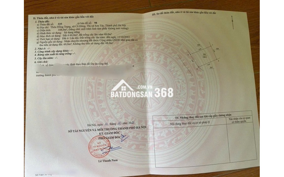 CHƯA TỚI 3 TỶ SỞ HỮU NGAY 108M2 MẶT TIỀN RỘNG TẠI ĐỒNG TRẠNG