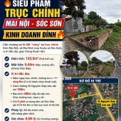 CHÍNH CHỦ CẦN NHƯỢNG LẠI LÔ ĐẤT \"VÀNG\" TẠI MAI NÔI-SÓC SƠN - VỊ TRÍ ĐẮC ĐỊA KINH DOANH