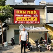 ĐẦU TƯ DÒNG TIỀN – NHÀ MẶT TIỀN PHẠM HỒNG THÁI 6,2 TỶ
