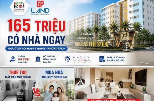 Căn hộ 2PN Nhơn Trạch giá chỉ hơn 500Tr - Khai thác cho thuê ngay, tỷ suất sinh lời 10%/năm