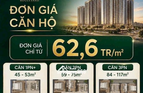 Căn hộ TPHCM thanh toán chỉ 15tr/tháng, giá chỉ 2.8 tỷ