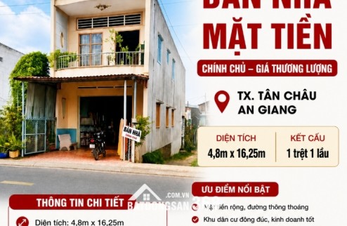  BÁN NHÀ MẶT TIỀN QUỐC LỘ N1 _ TRUNG TÂM TÂN CHÂU 