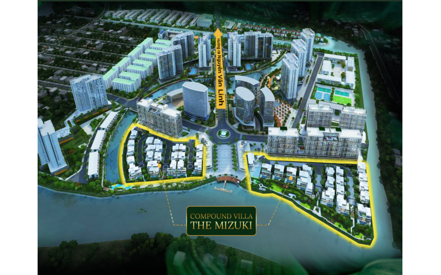 BIỆT THỰ VEN SÔNG, NGUYỄN VĂN LINH, BÌNH CHÁNH | 642M2 | GIÁ 81 TỶ