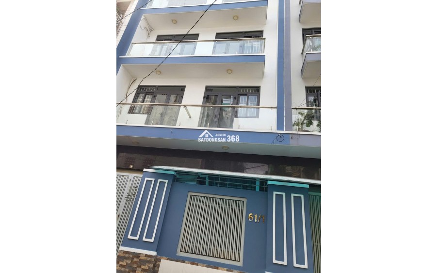 Cho thuê nhà hẻm xe tải 3 lầu 1 sân thượng 61/1 Thăng Long Tân Bình (cũ )