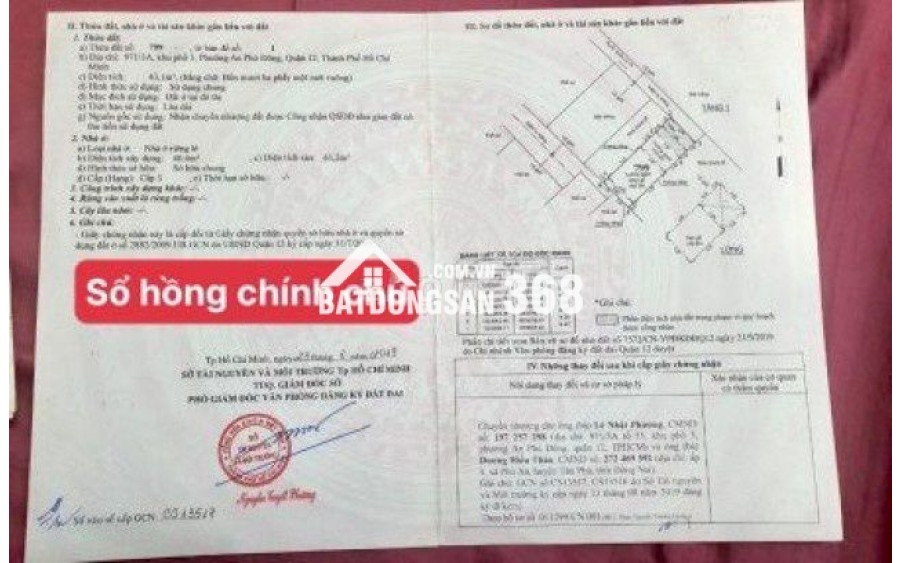 Nhà bán SHR chính chủ hẻm 971/3A An Phú Đông Q12, sát Gò Vấp
