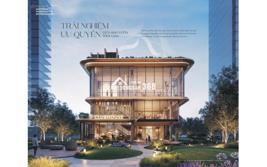 Masterise Seasons Garden Nguyễn Trãi: Sở hữu căn hộ hạng sang giá gốc CĐT - chiết khấu đậm