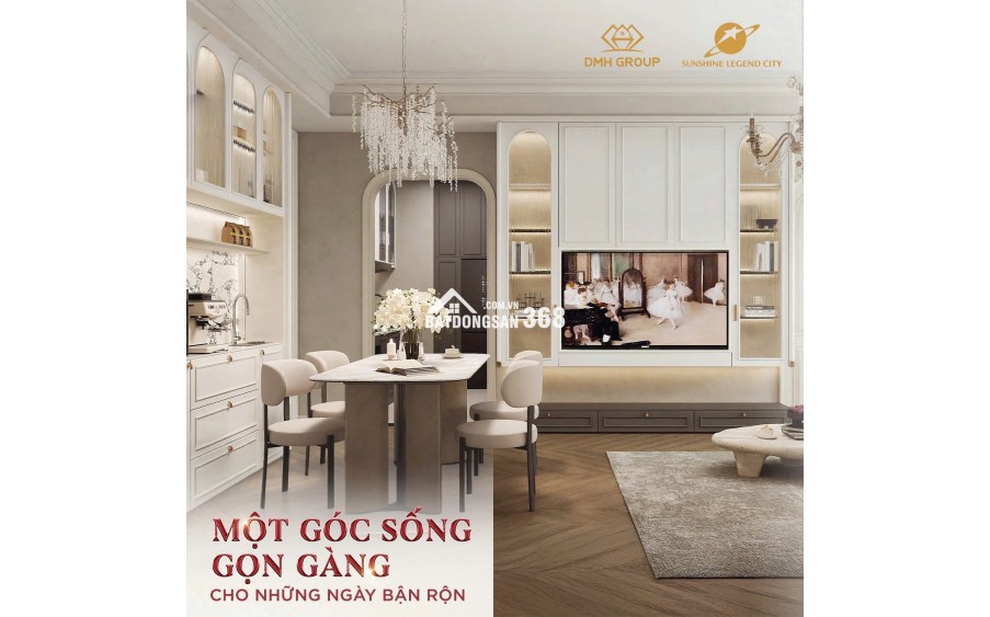 Cam kết chỉ có giá chạm sàn. Chất lượng căn hộ bàn giao tiêu chuẩn 5 sao tại Sunshine Legend city.
