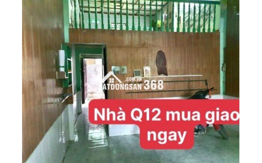 Nhà bán SHR chính chủ hẻm 971/3A An Phú Đông Q12, sát Gò Vấp