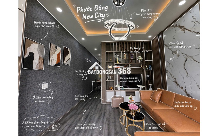 Phước Đông New City Giá Chỉ Từ 1 tỷ 8